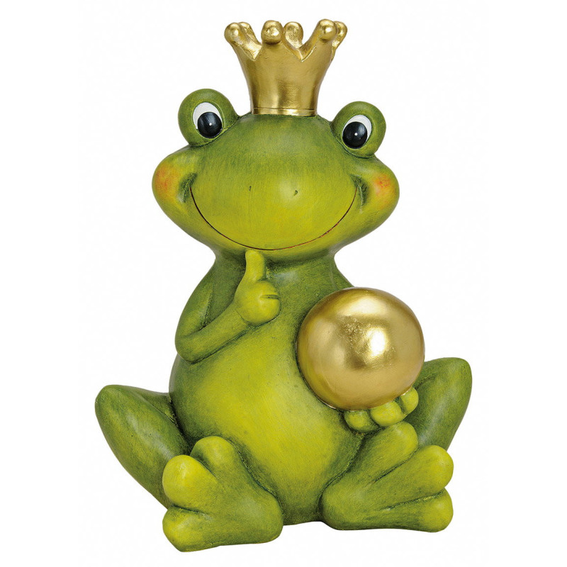 Statue de jardin grenouille roi en...