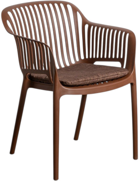 Lot de 4 chaises de jardin empilables en polypropylène...