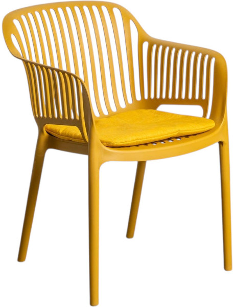 Lot de 4 chaises de jardin empilables en polypropylène...