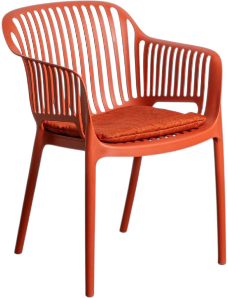 Lot de 4 chaises de jardin empilables en polypropylène...