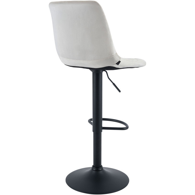 Tabouret de bar réglable en velours...