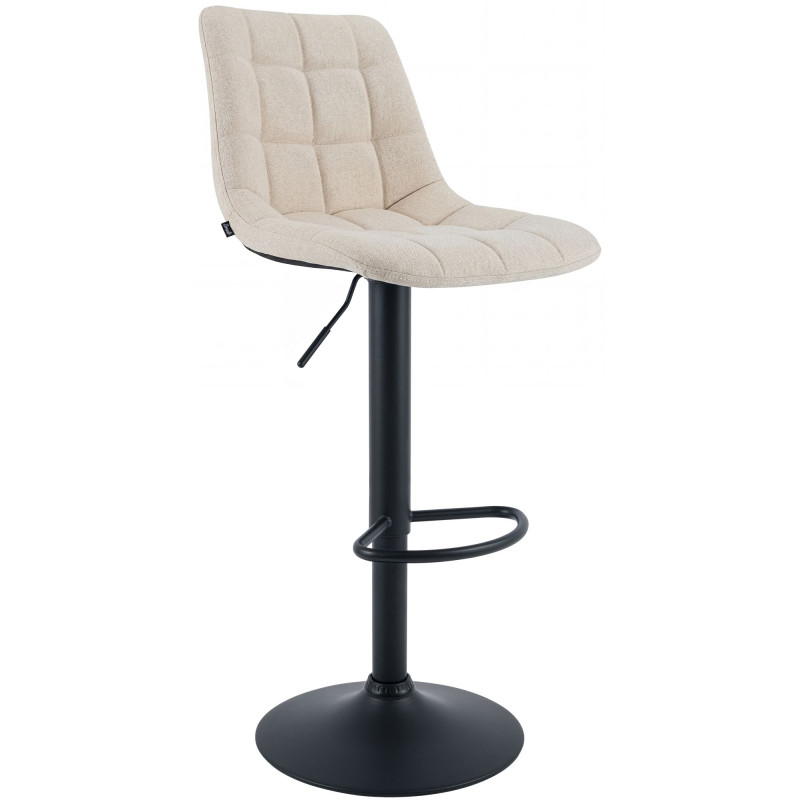 Tabouret de bar réglable en tissu...