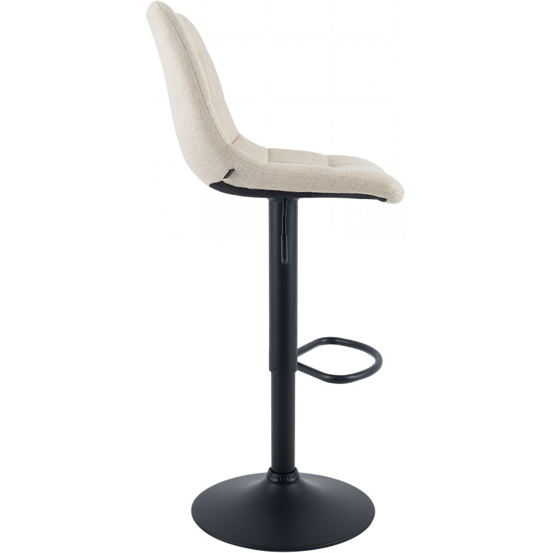 Tabouret de bar réglable en tissu...