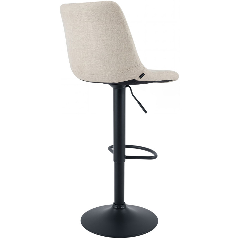 Tabouret de bar réglable en tissu...