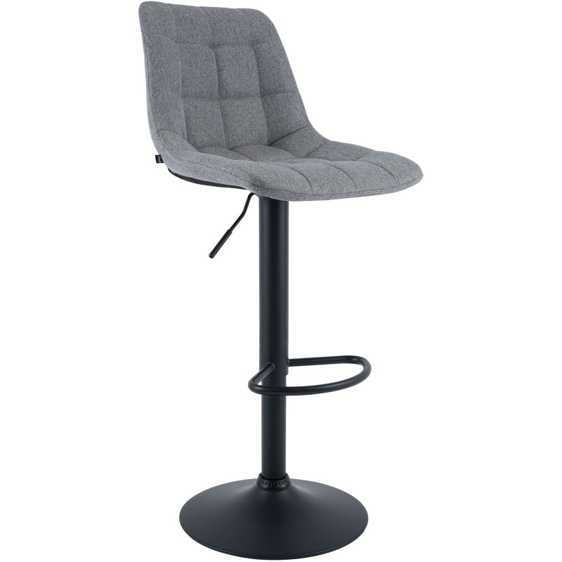 Tabouret de bar réglable en tissu...