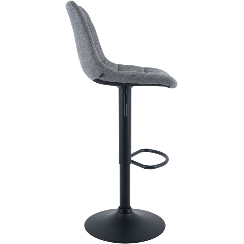 Tabouret de bar réglable en tissu...