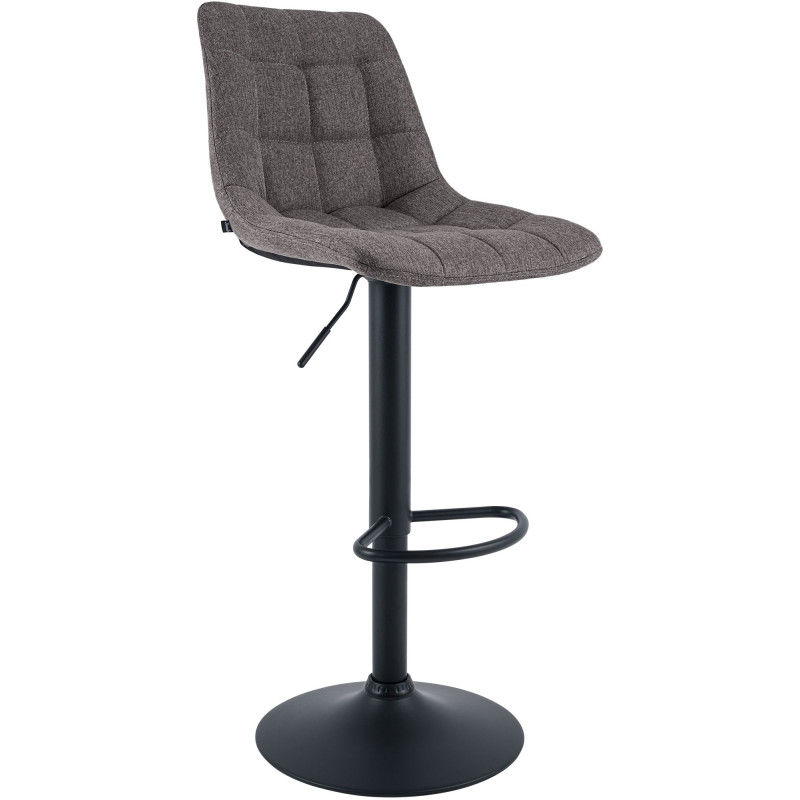 Tabouret de bar réglable en tissu...
