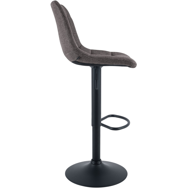 Tabouret de bar réglable en tissu...