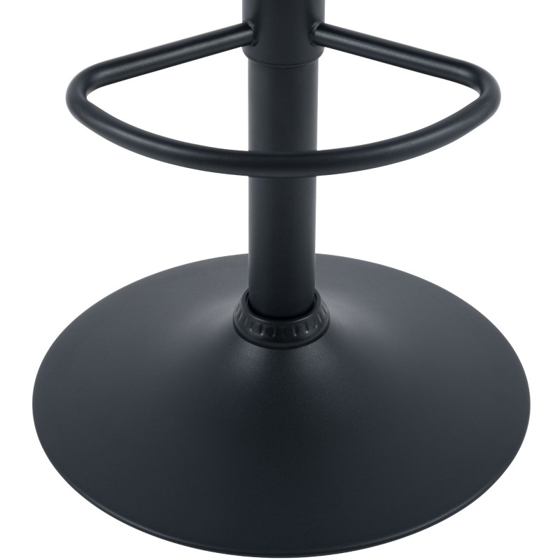 Tabouret de bar réglable en tissu...
