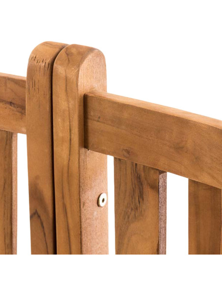 Banc tour d’arbre en teck naturel 200 x 200 x 89,5 cm Orvane