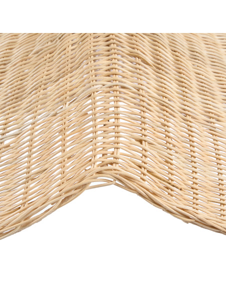 Abat-jour suspension en rotin naturel 110 x 110 x 47 cm The Wave