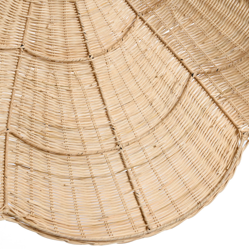 Abat-jour suspension en rotin naturel...