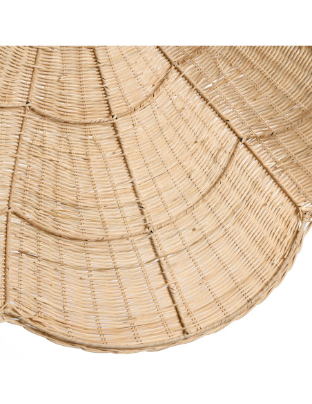 Abat-jour suspension en rotin naturel 110 x 110 x 47 cm The Wave
