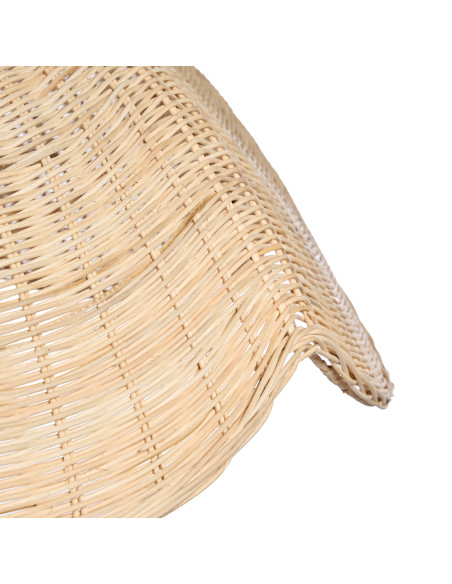 Abat-jour suspension en rotin naturel 110 x 110 x 47 cm The Wave
