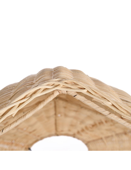 Abat-jour suspension en rotin naturel 110 x 110 x 47 cm The Wave