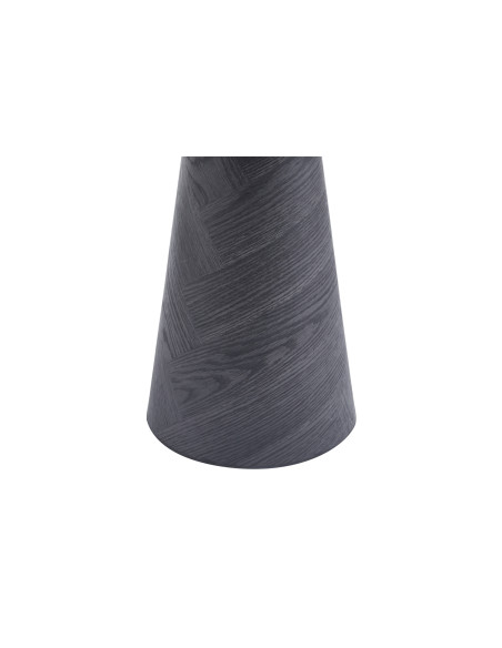 Table d’appoint ronde en MDF finition gris foncé 45 x 45 x 61 cm Manus