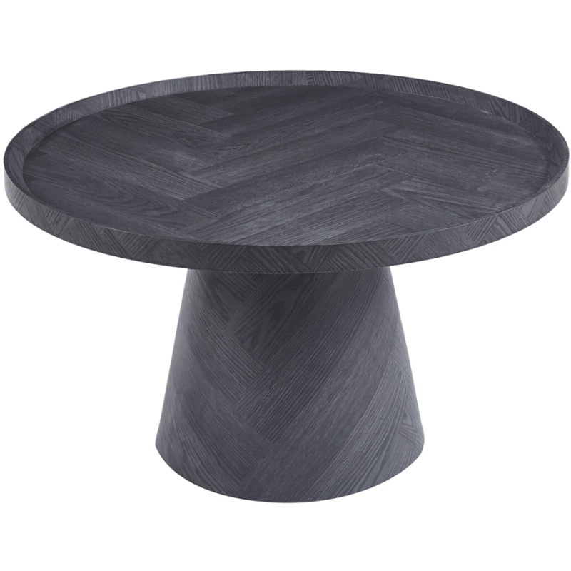 Table basse ronde en MDF finition...