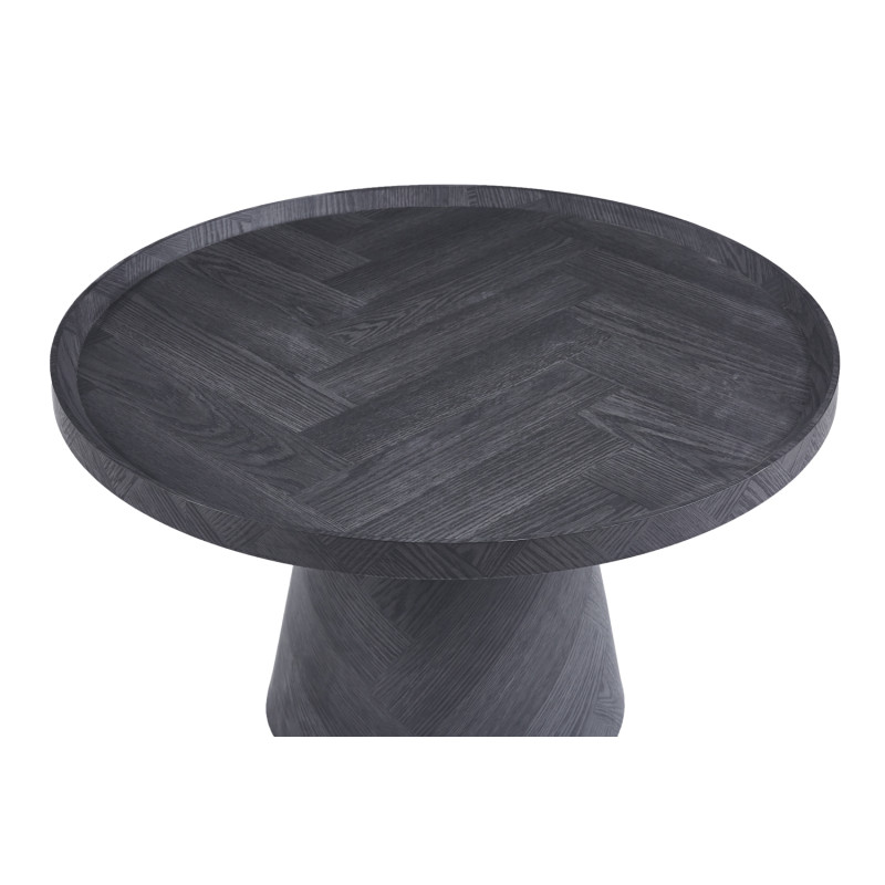 Table basse ronde en MDF finition...