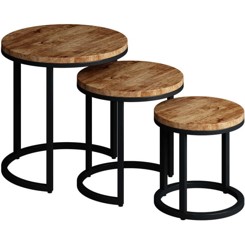 Tables basses gigognes rondes en...