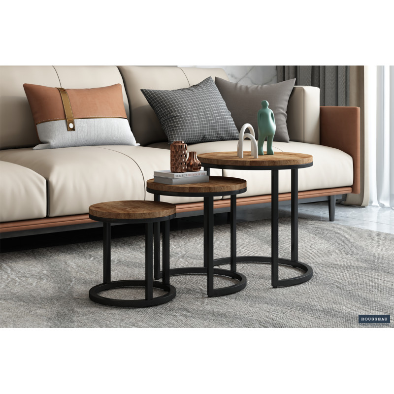 Tables basses gigognes rondes en...