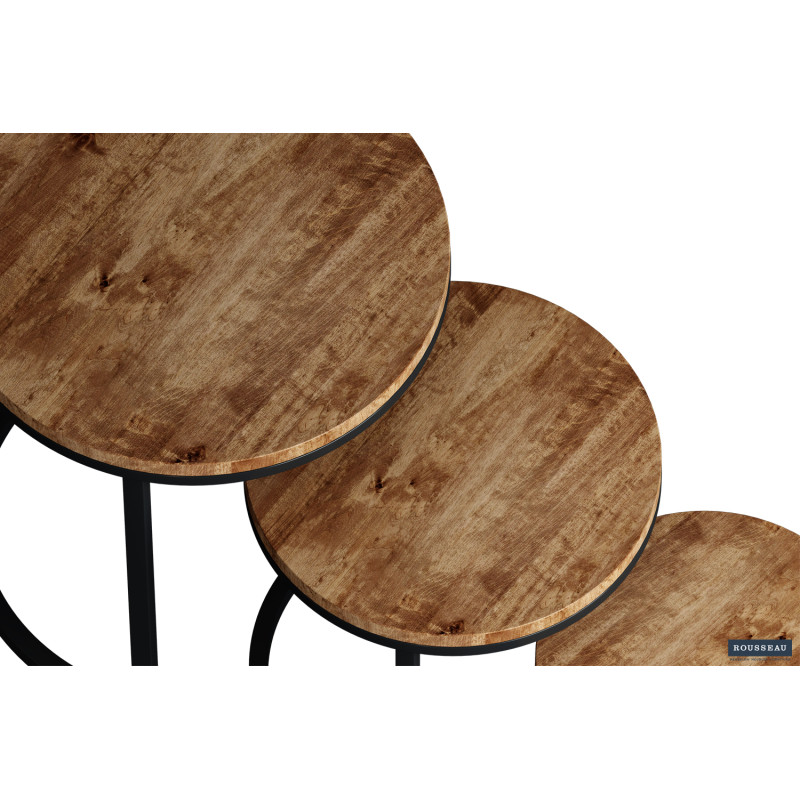 Tables basses gigognes rondes en...