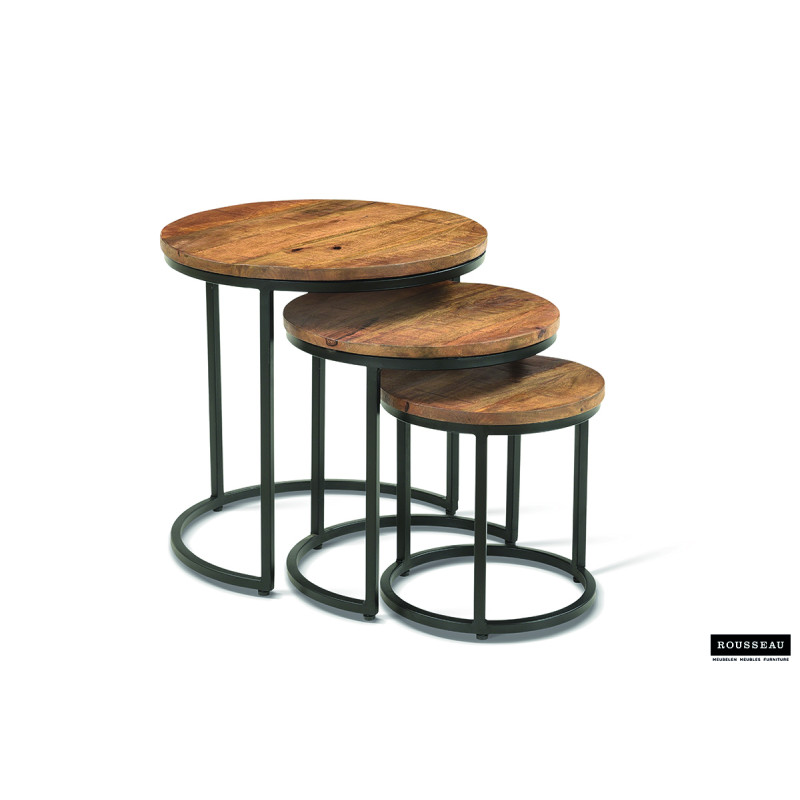Tables basses gigognes rondes en...