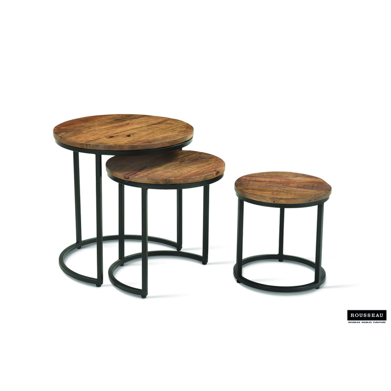Tables basses gigognes rondes en...