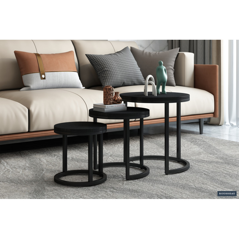 Tables basses gigognes rondes en...