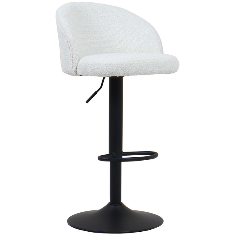 Tabouret de bar réglable en tissu...