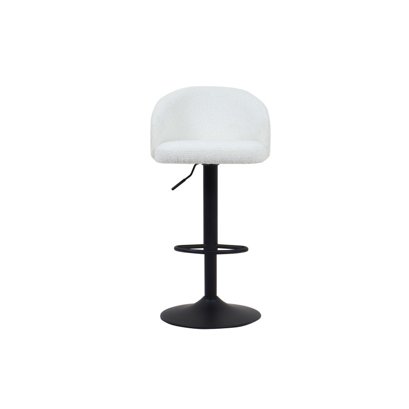 Tabouret de bar réglable en tissu...