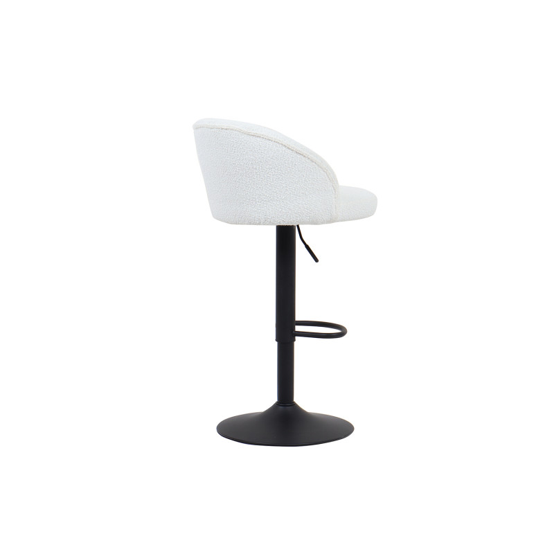 Tabouret de bar réglable en tissu...