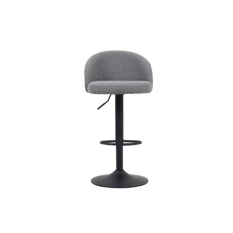 Tabouret de bar réglable en tissu...