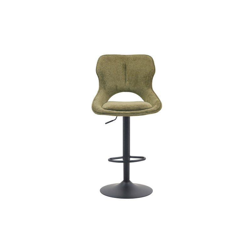 Tabouret de bar réglable en tissu...