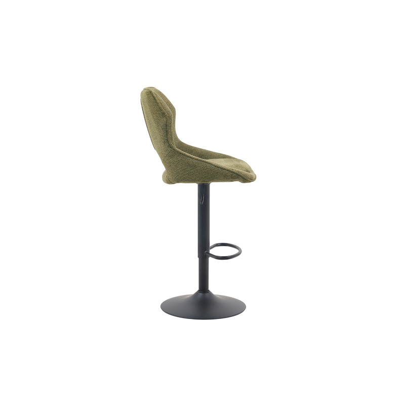 Tabouret de bar réglable en tissu...