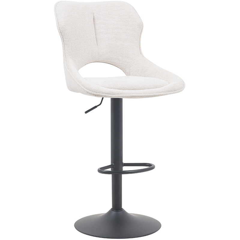 Tabouret de bar réglable en tissu...