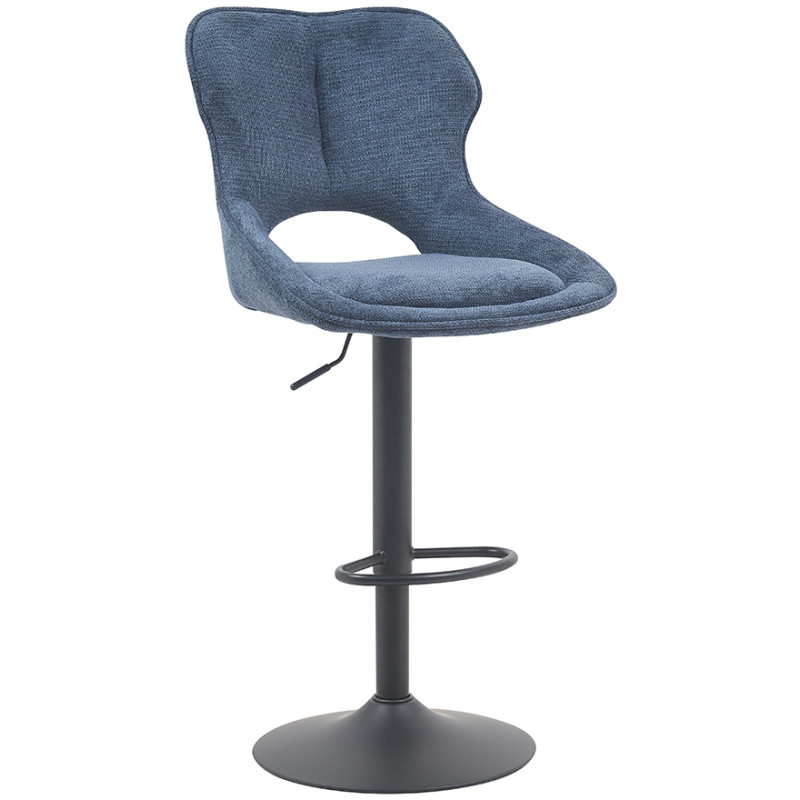 Tabouret de bar réglable en tissu...