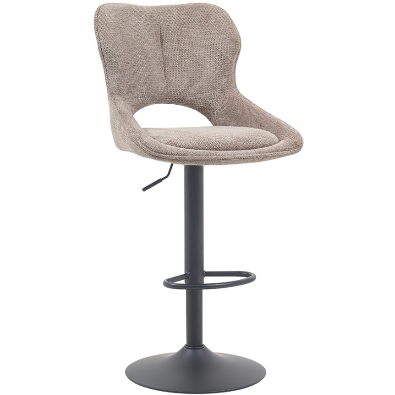 Tabouret de bar réglable en tissu...