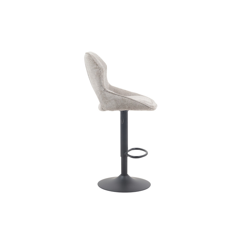 Tabouret de bar réglable en tissu...
