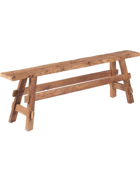 Banc en teck naturel 150 x 22 x 50 cm The Beauteous