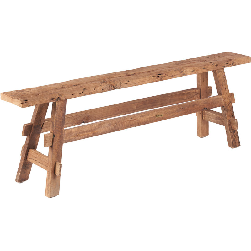 Banc en teck naturel 150 x 22 x 50 cm...