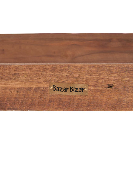 Banc en teck naturel 150 x 22 x 50 cm The Beauteous