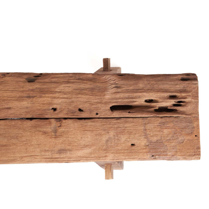 Banc en teck naturel 150 x 22 x 50 cm...