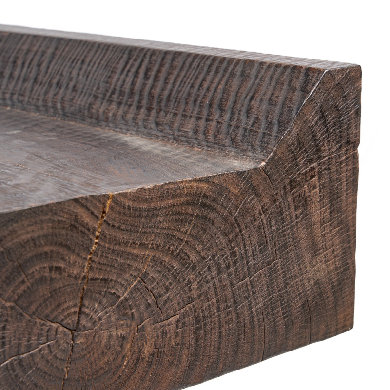 Banc en bois massif finition noyer...