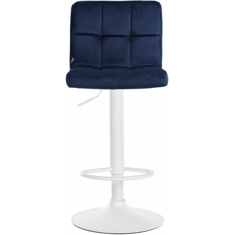 Tabouret de bar réglable en Velours...