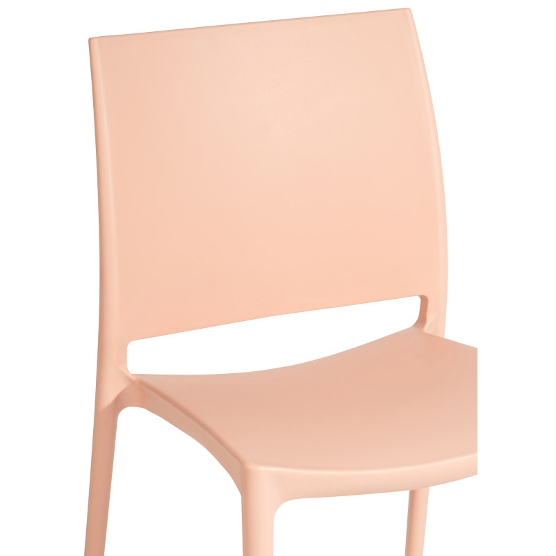 Chaise de jardin empilable couleur...