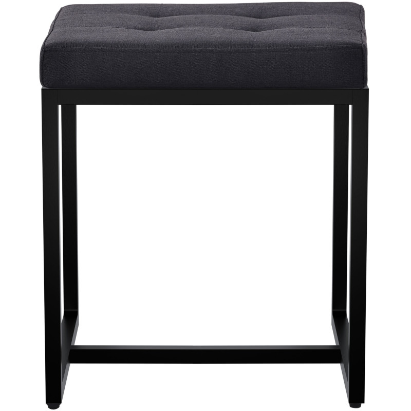 Tabouret d’appoint noir en polyester...