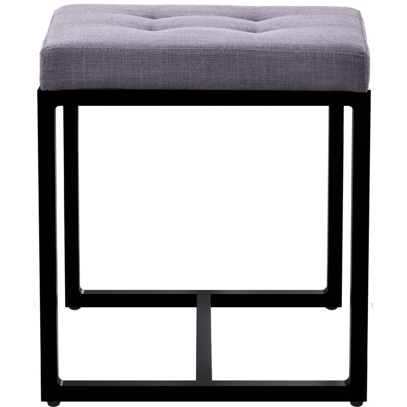 Tabouret d’appoint gris foncé en...