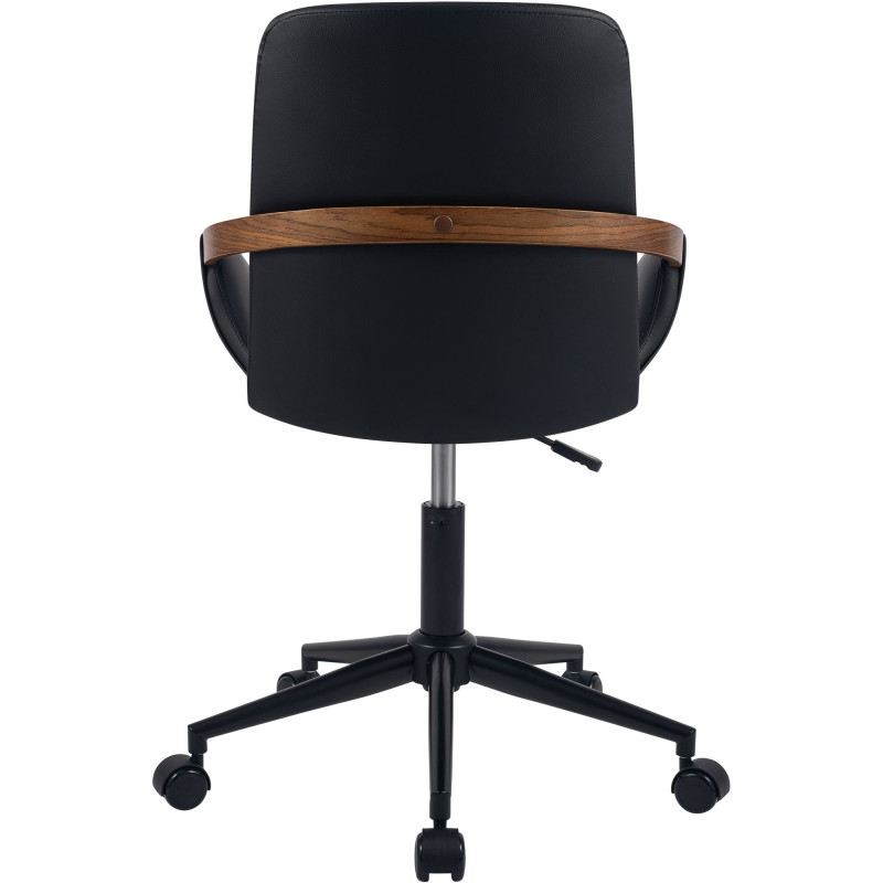 Fauteuil de bureau noir en...