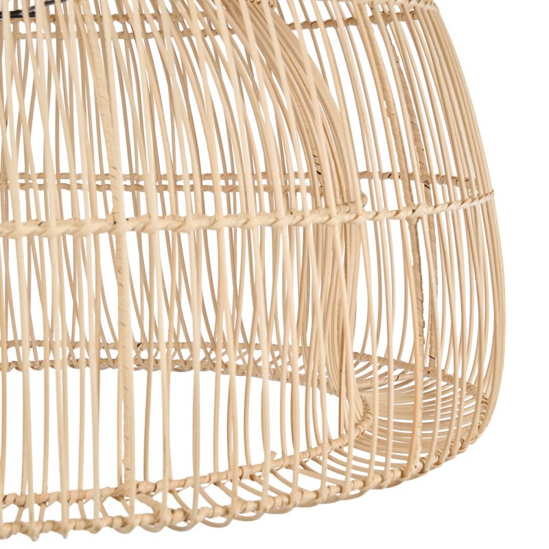 Abat-jour suspension en rotin naturel...