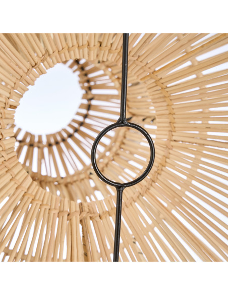 Abat-jour suspension en rotin naturel 82 cm The Matcha Whisk